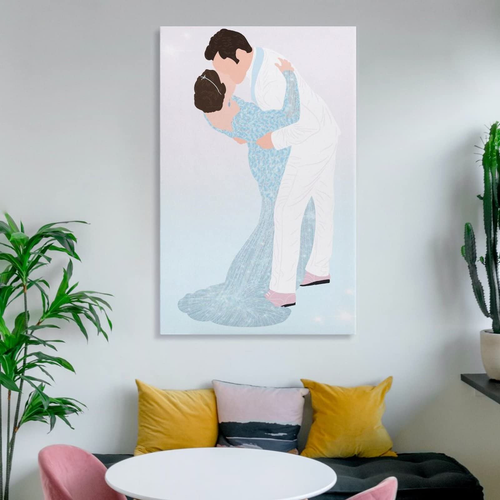 Amazon.co.jp: ゴシップガールチャックとブレアの結婚式 キャンバス